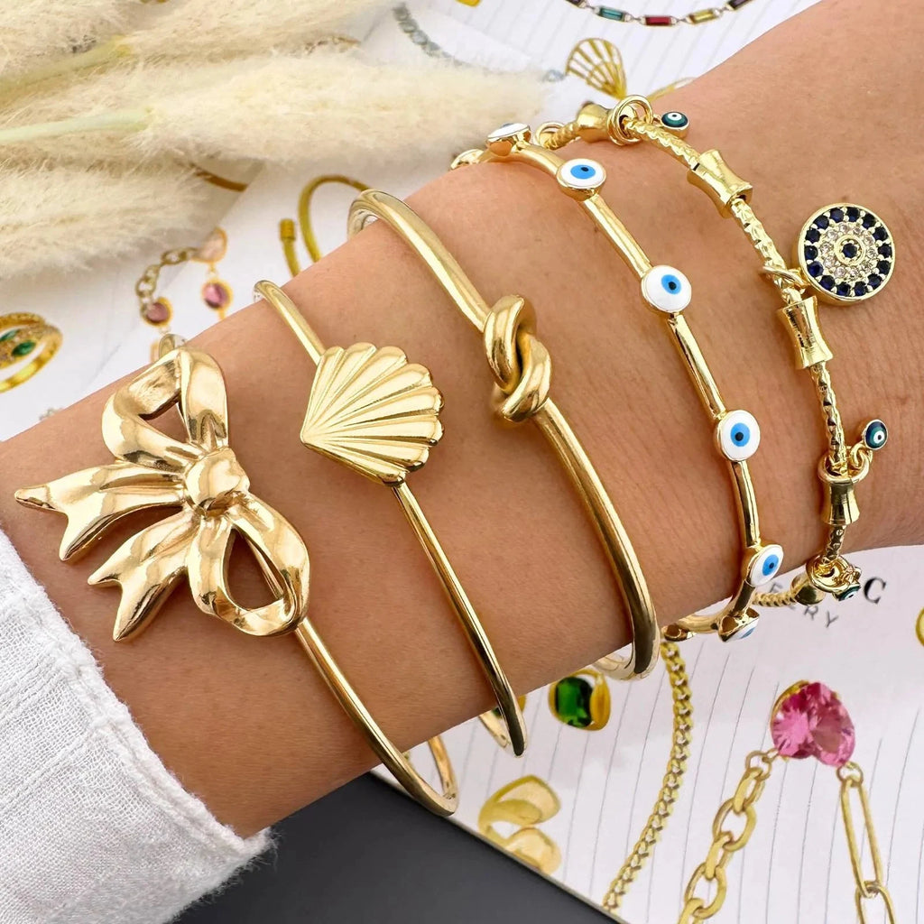 Bransoletka Alma — biżuteria ze stali chirurgicznej 316L w powłoce PVD 18K, zdjęcie 3