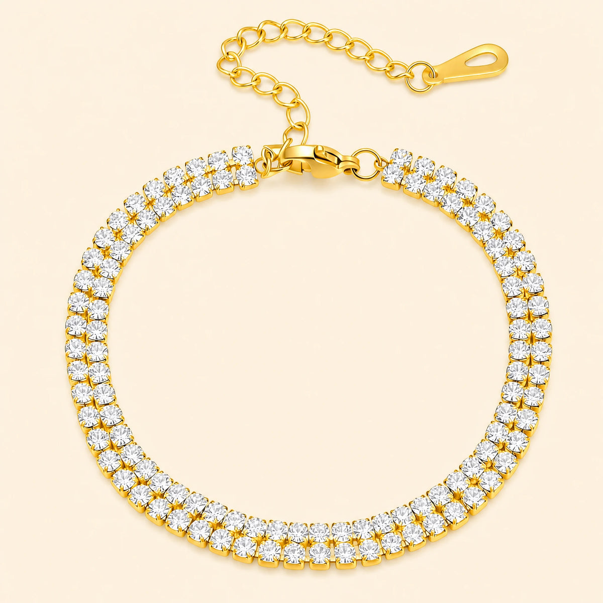 Bransoletka Ewa — biżuteria ze stali chirurgicznej 316L w powłoce PVD 18K, zdjęcie 1