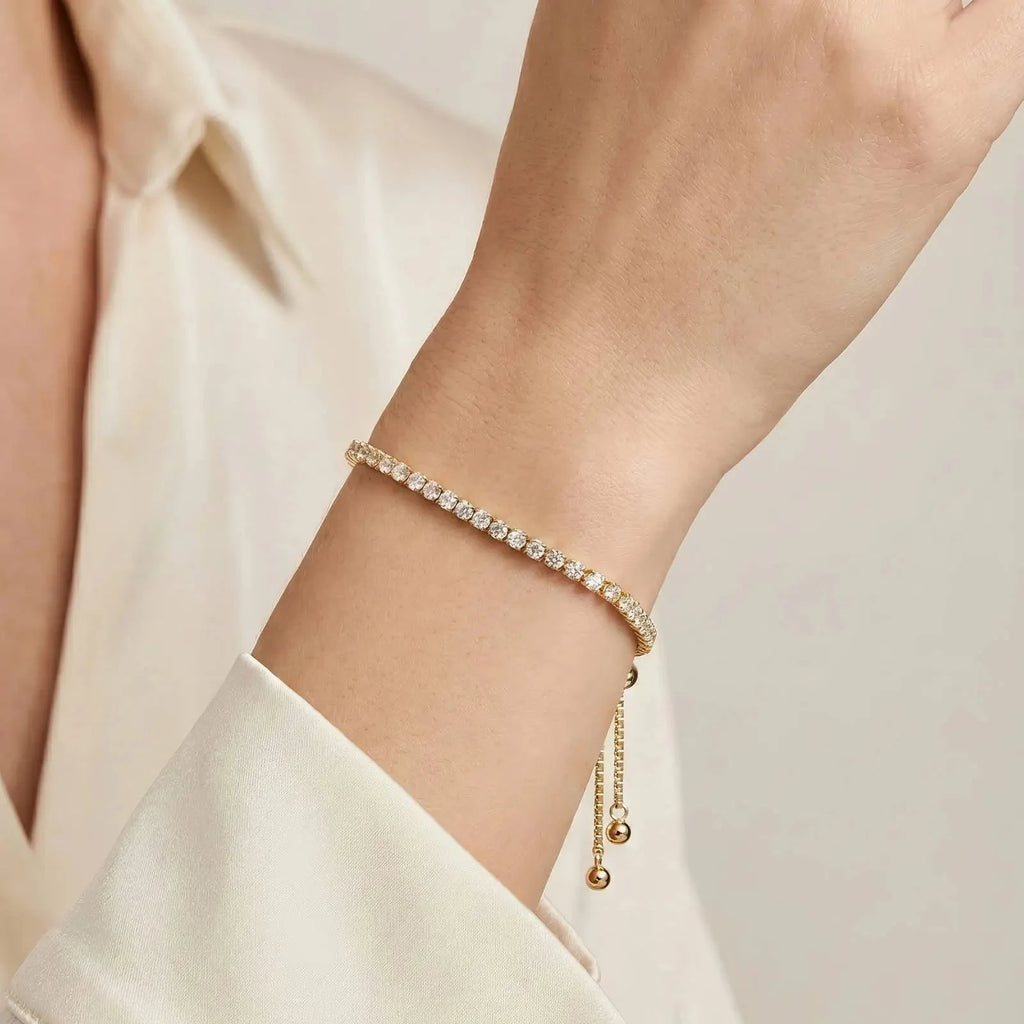Bransoletka Lidia — biżuteria ze stali chirurgicznej 316L w powłoce PVD 18K, zdjęcie 2