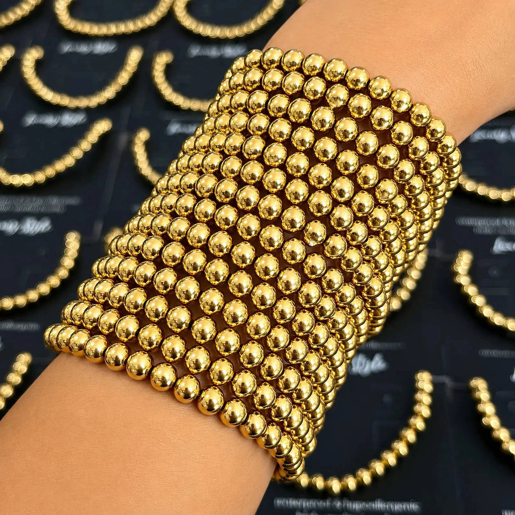 Bransoletka Maja — biżuteria ze stali chirurgicznej 316L w powłoce PVD 18K, zdjęcie 4