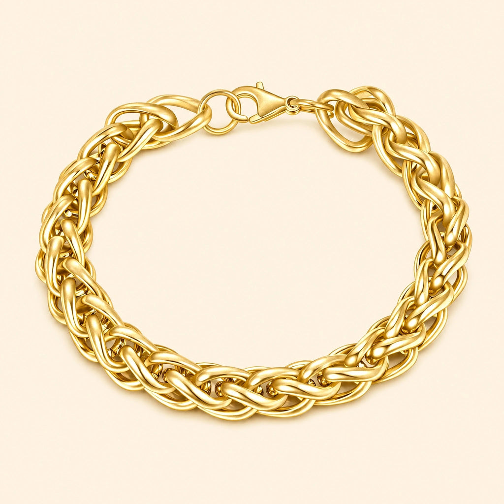 Bransoletka Mira — biżuteria ze stali chirurgicznej 316L w powłoce PVD 18K, zdjęcie 1