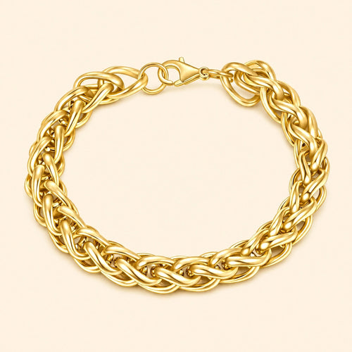 Bransoletka Mira — biżuteria ze stali chirurgicznej 316L w powłoce PVD 18K, zdjęcie 1