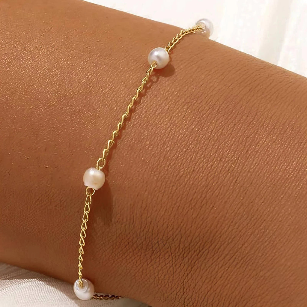 Bransoletka Perla — biżuteria ze stali chirurgicznej 316L w powłoce PVD 18K, zdjęcie 2