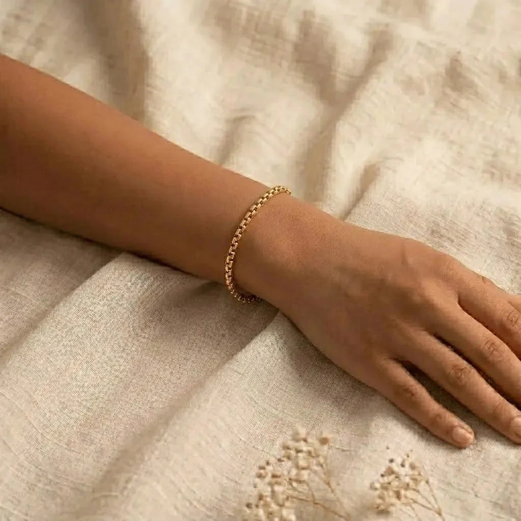 Bransoletka Rita — biżuteria ze stali chirurgicznej 316L w powłoce PVD 18K, zdjęcie 2