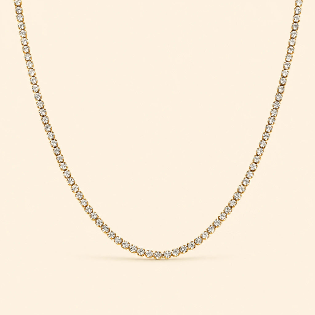 Naszyjnik Amanda — biżuteria ze stali chirurgicznej 316L w powłoce PVD 18K, zdjęcie 1