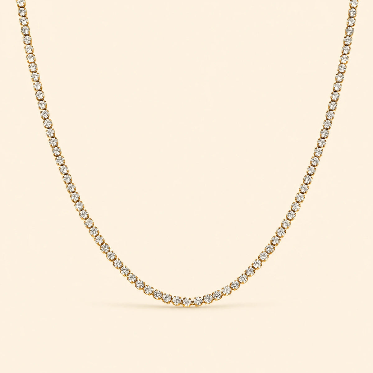 Naszyjnik Amanda — biżuteria ze stali chirurgicznej 316L w powłoce PVD 18K, zdjęcie 1