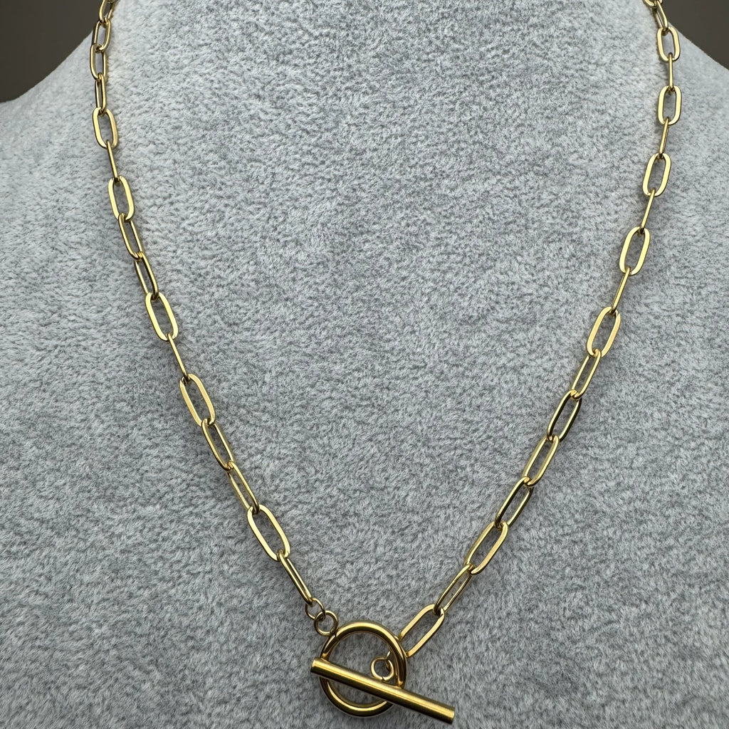 Naszyjnik Greta — biżuteria ze stali chirurgicznej 316L w powłoce PVD 18K, zdjęcie 6