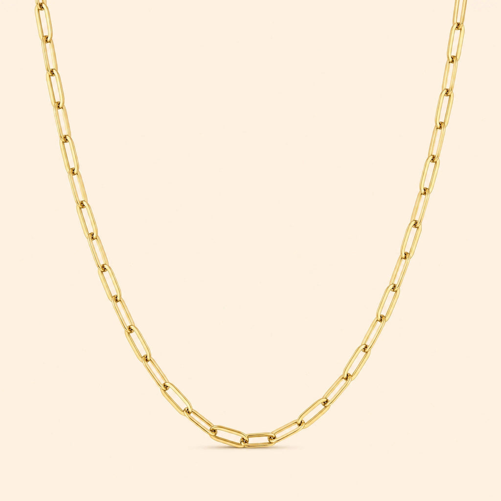 Naszyjnik Ines — biżuteria ze stali chirurgicznej 316L w powłoce PVD 18K, zdjęcie 1