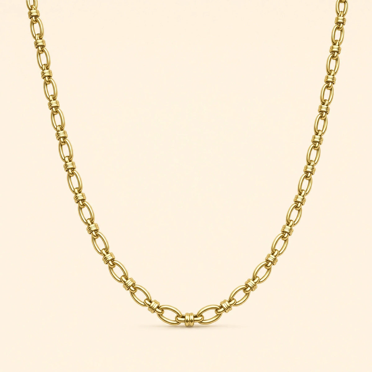 Naszyjnik Laura — biżuteria ze stali chirurgicznej 316L w powłoce PVD 18K, zdjęcie 1