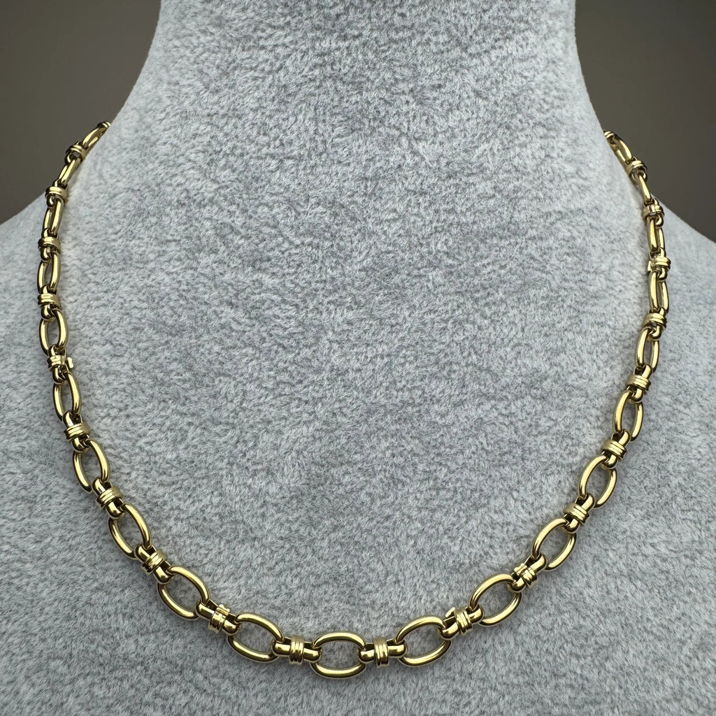 Naszyjnik Laura — biżuteria ze stali chirurgicznej 316L w powłoce PVD 18K, zdjęcie 3