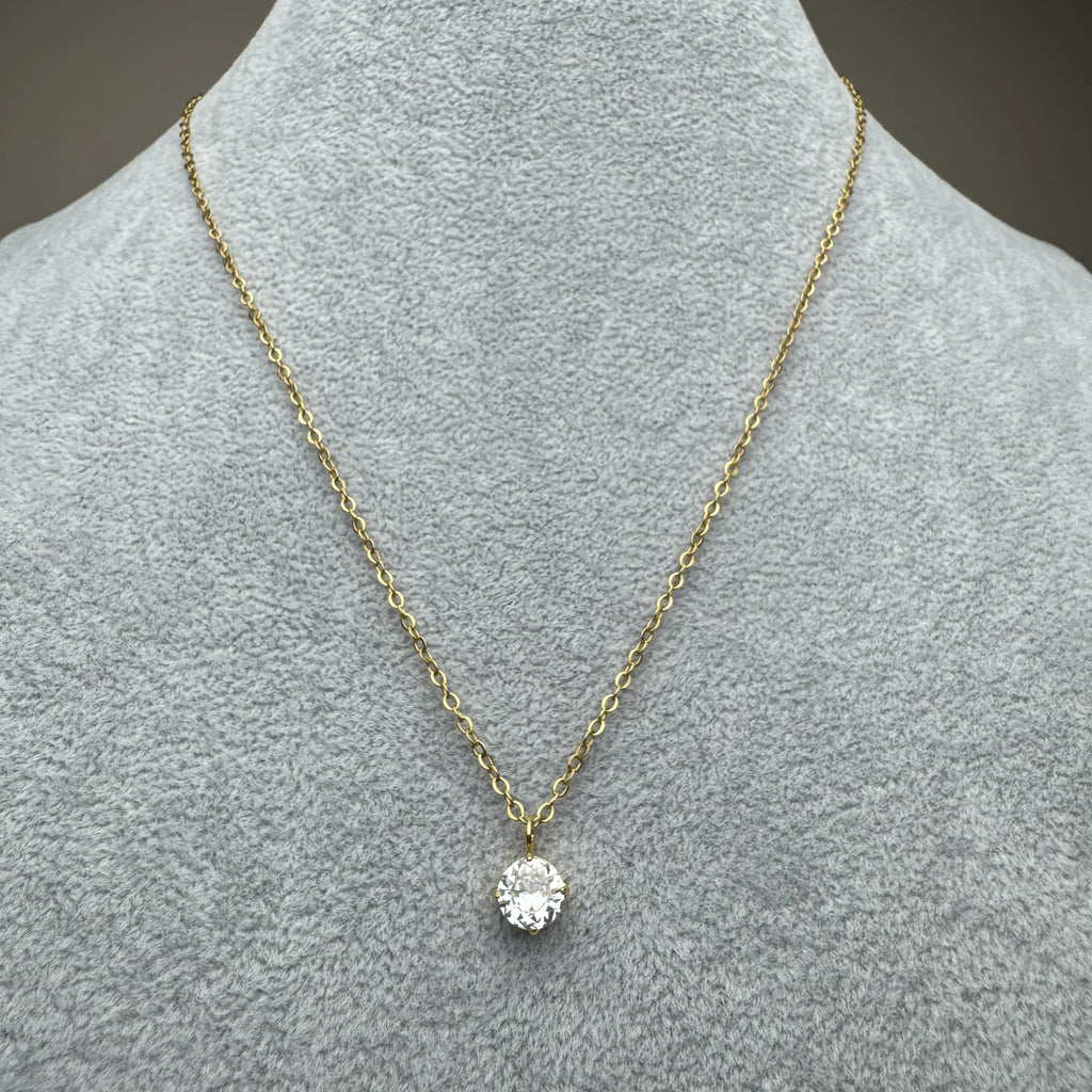 Naszyjnik Mia — biżuteria ze stali chirurgicznej 316L w powłoce PVD 18K, zdjęcie 5