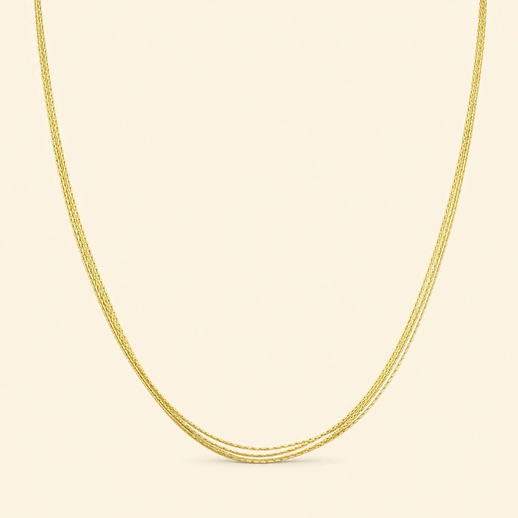 Naszyjnik Pola — biżuteria ze stali chirurgicznej 316L w powłoce PVD 18K, zdjęcie 1