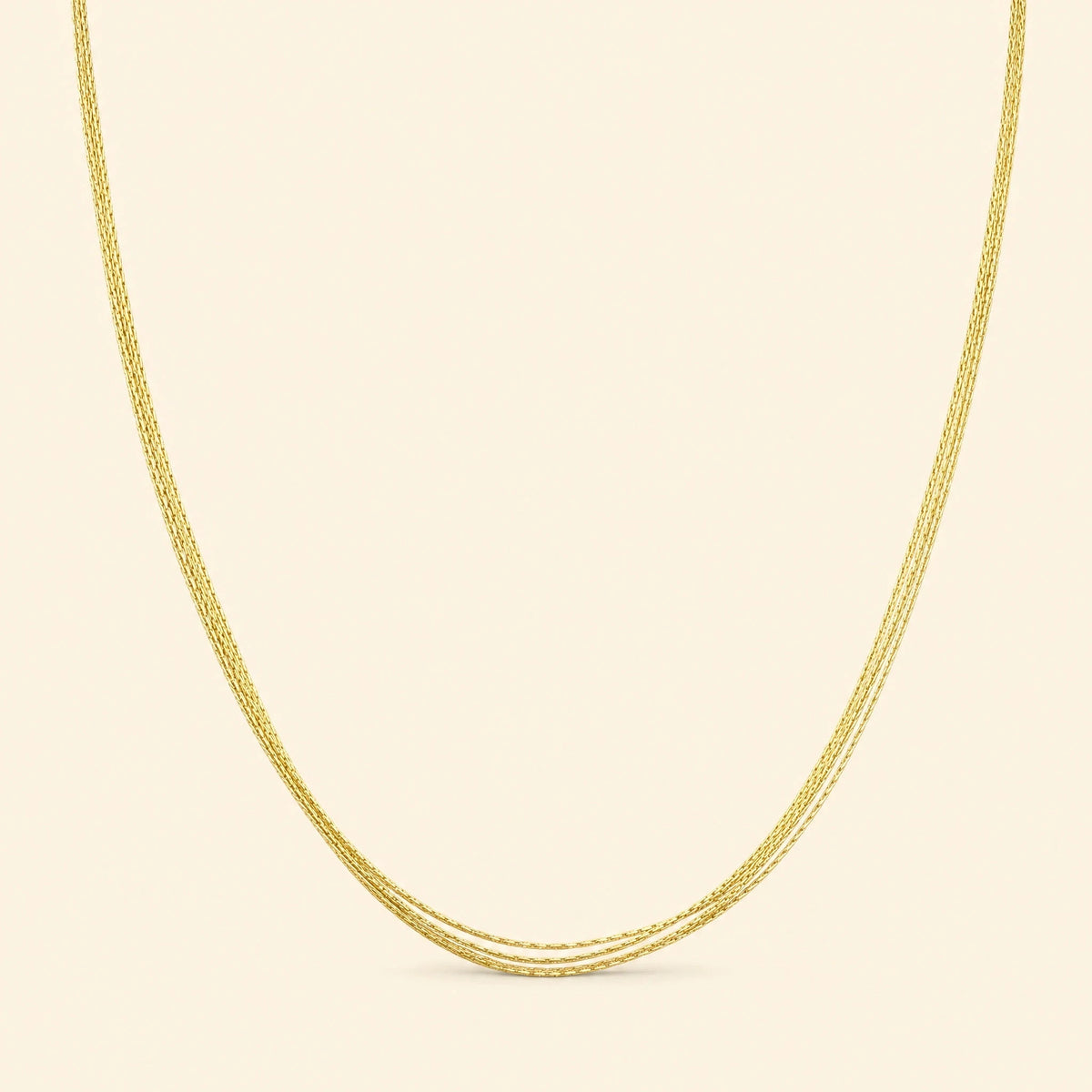 Naszyjnik Pola — biżuteria ze stali chirurgicznej 316L w powłoce PVD 18K, zdjęcie 1