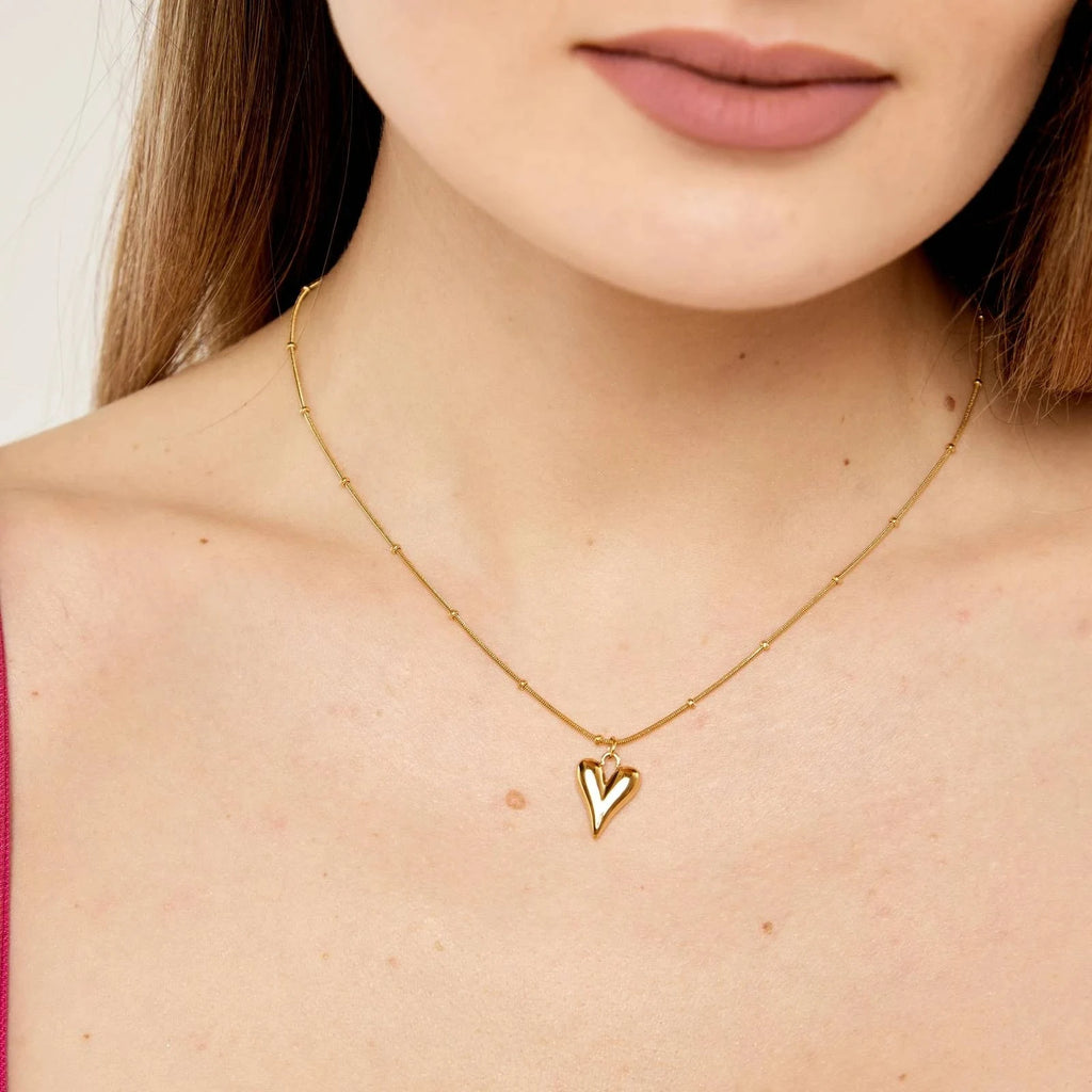 Naszyjnik Sonia — biżuteria ze stali chirurgicznej 316L w powłoce PVD 18K, zdjęcie 4