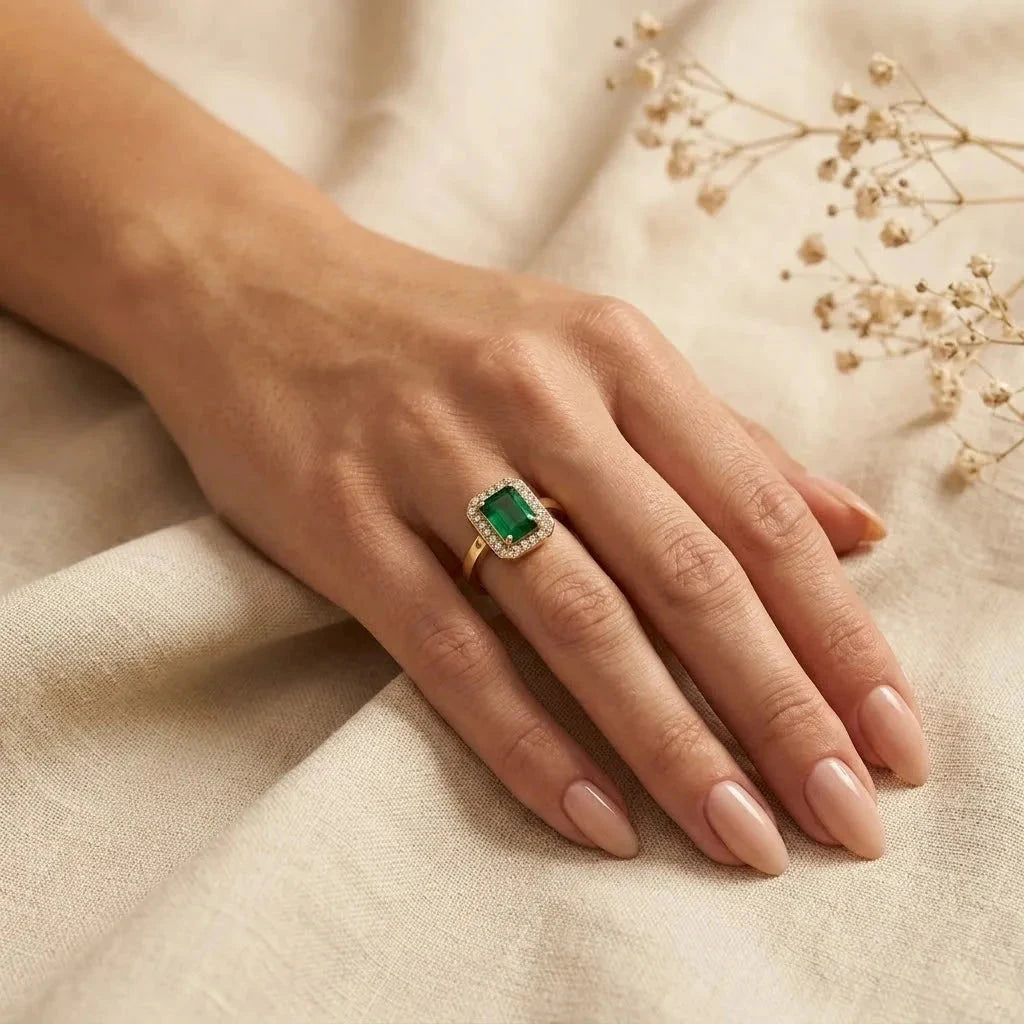 Pierścionek Wera — biżuteria ze stali chirurgicznej 316L w powłoce PVD 18K, zdjęcie 2